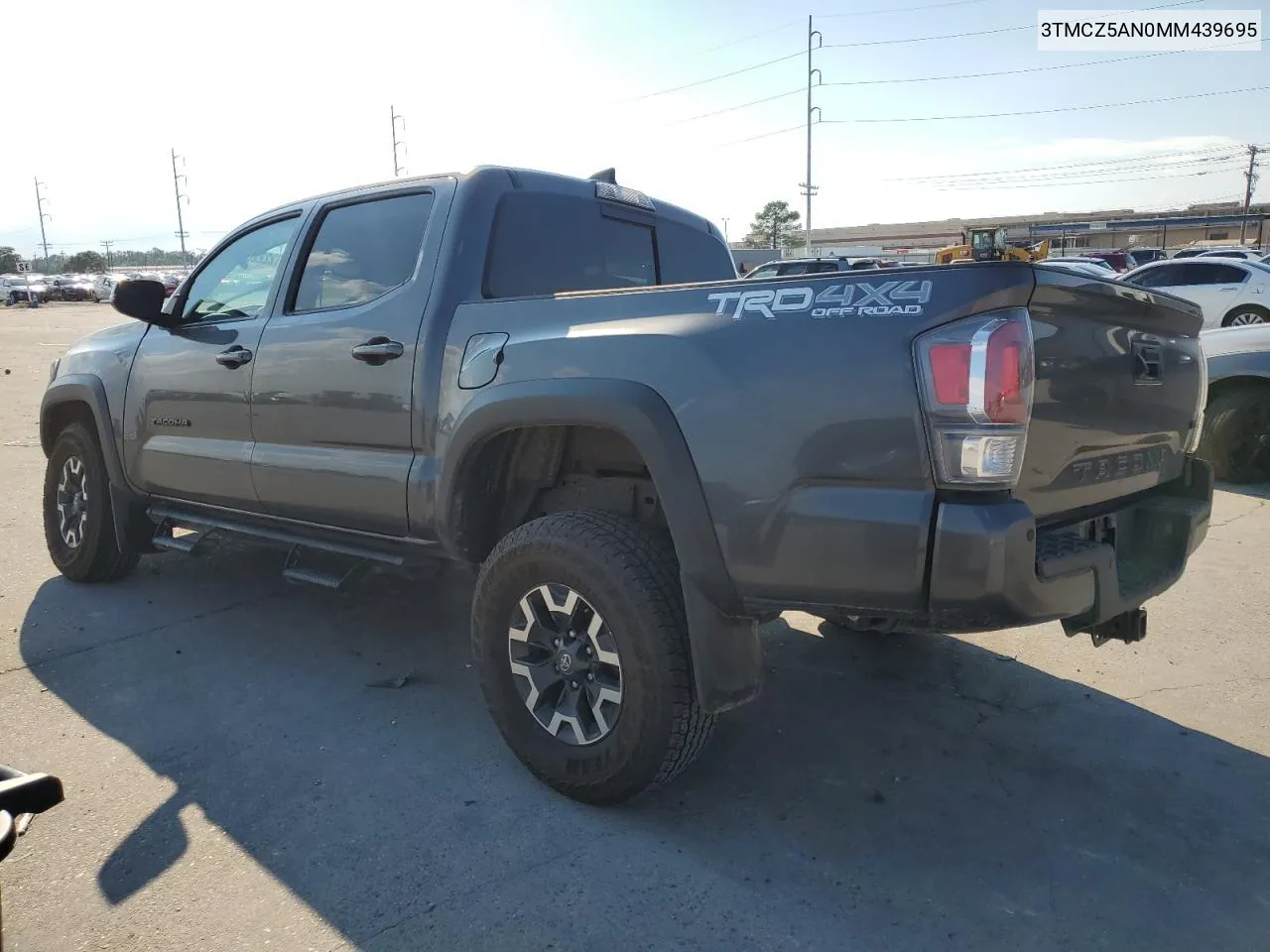 2021 Toyota Tacoma Double Cab VIN: 3TMCZ5AN0MM439695 Lot: 72222654