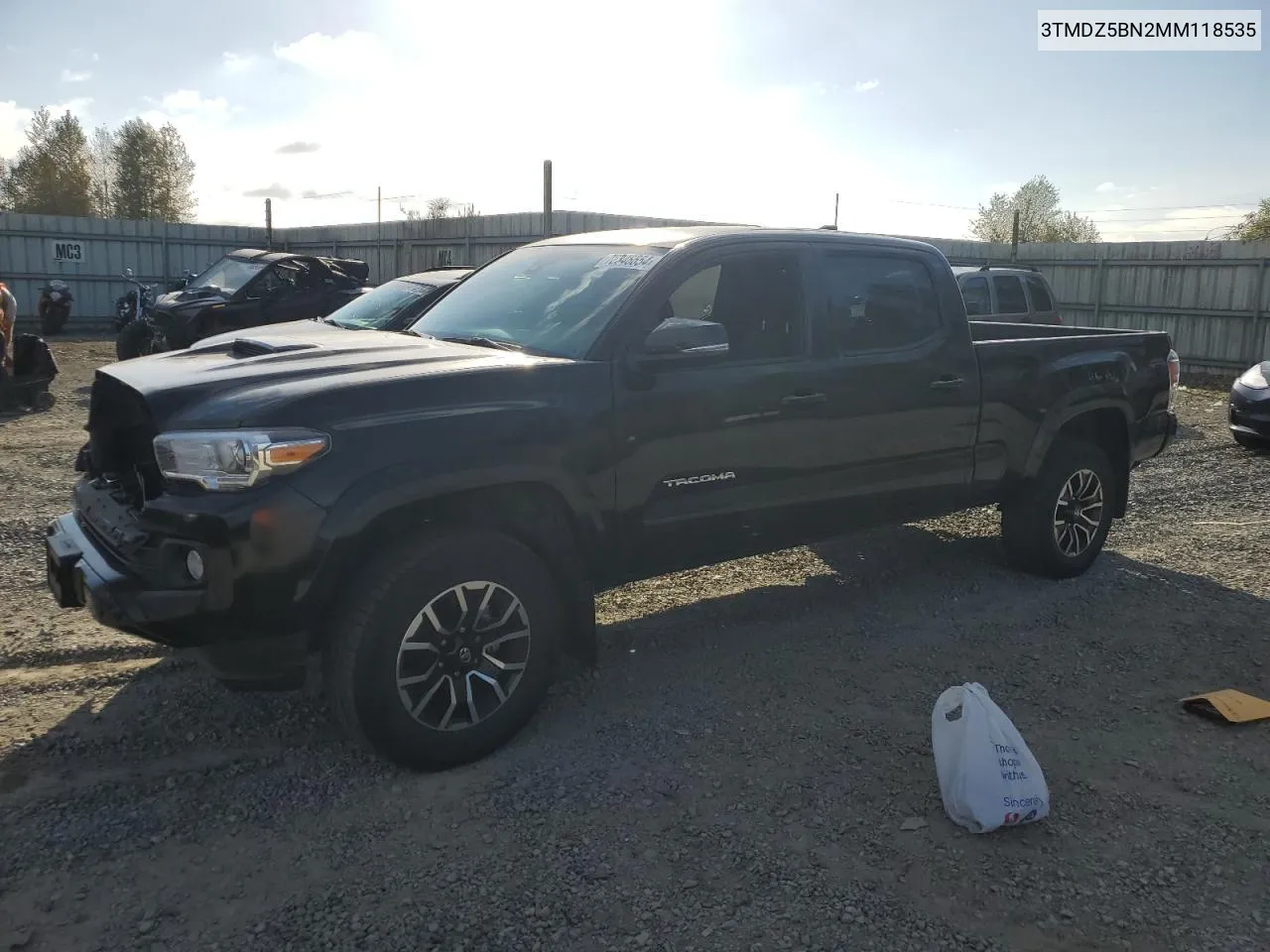 3TMDZ5BN2MM118535 2021 Toyota Tacoma Double Cab