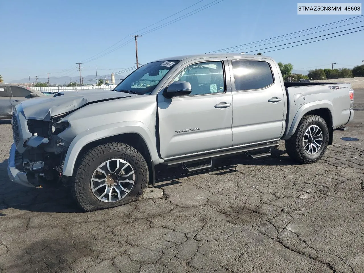 3TMAZ5CN8MM148608 2021 Toyota Tacoma Double Cab