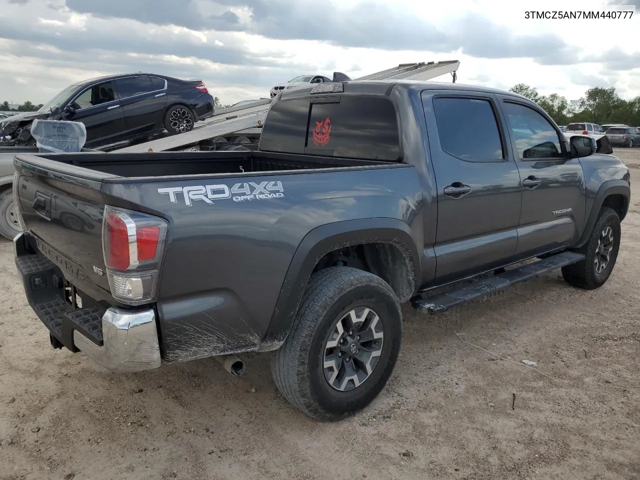 3TMCZ5AN7MM440777 2021 Toyota Tacoma Double Cab