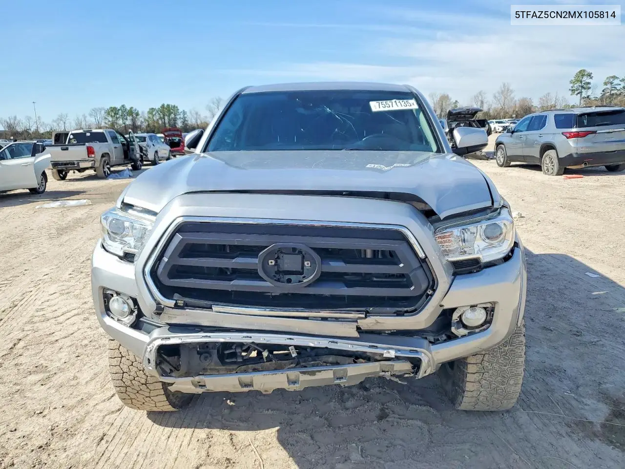 5TFAZ5CN2MX105814 2021 Toyota Tacoma Double Cab