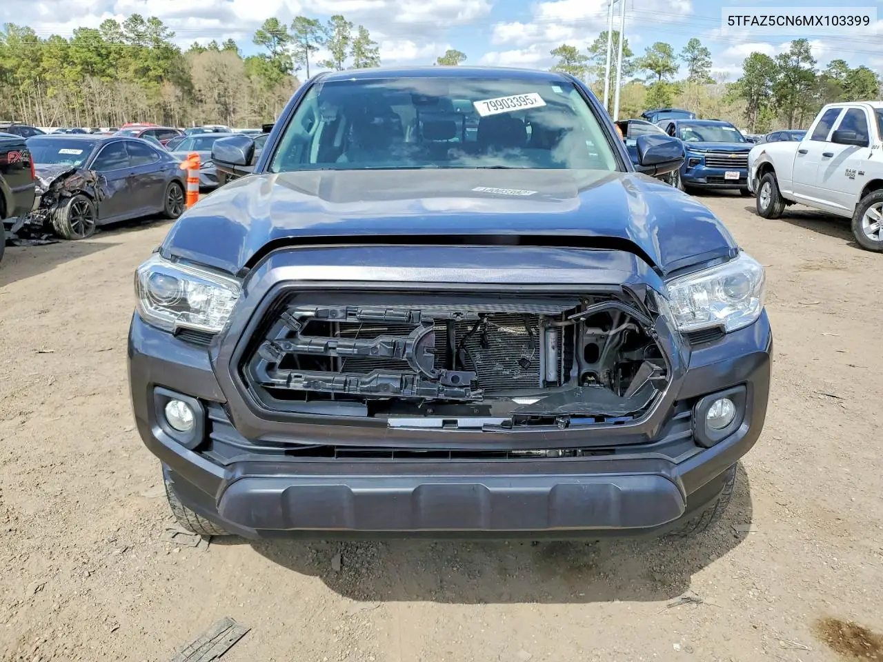 5TFAZ5CN6MX103399 2021 Toyota Tacoma Sr5 V6