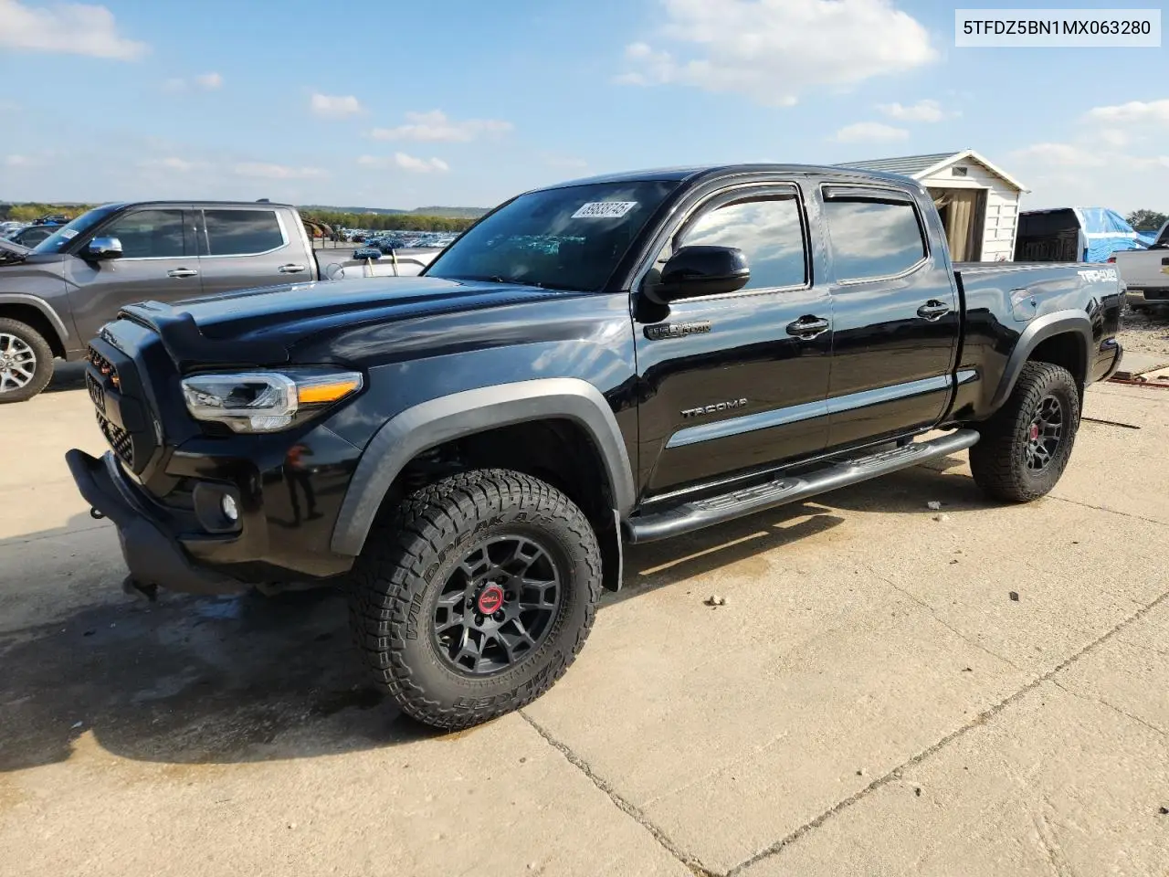 5TFDZ5BN1MX063280 2021 Toyota Tacoma Double Cab