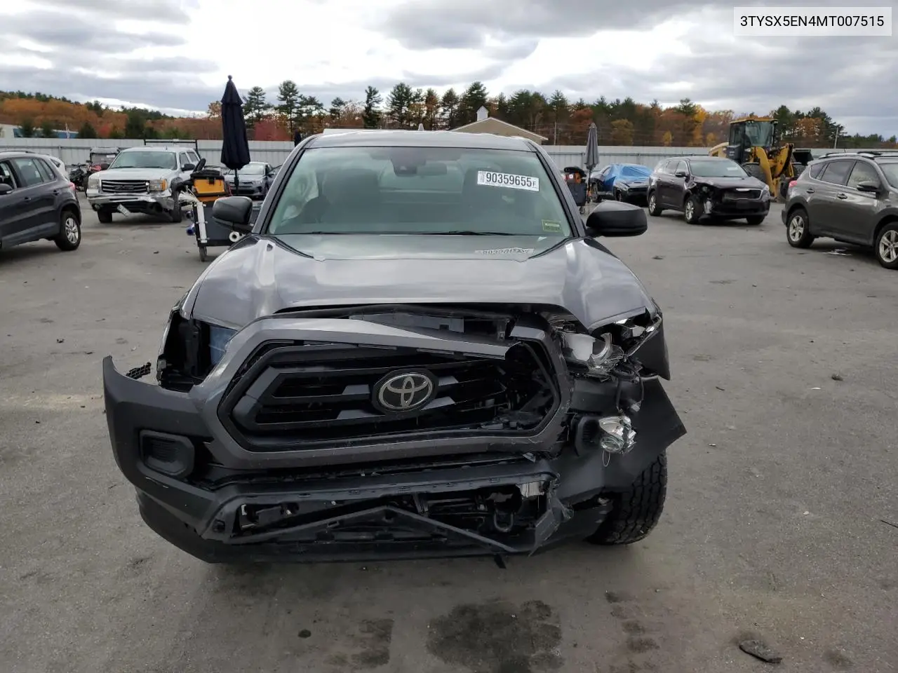 3TYSX5EN4MT007515 2021 Toyota Tacoma Access Cab
