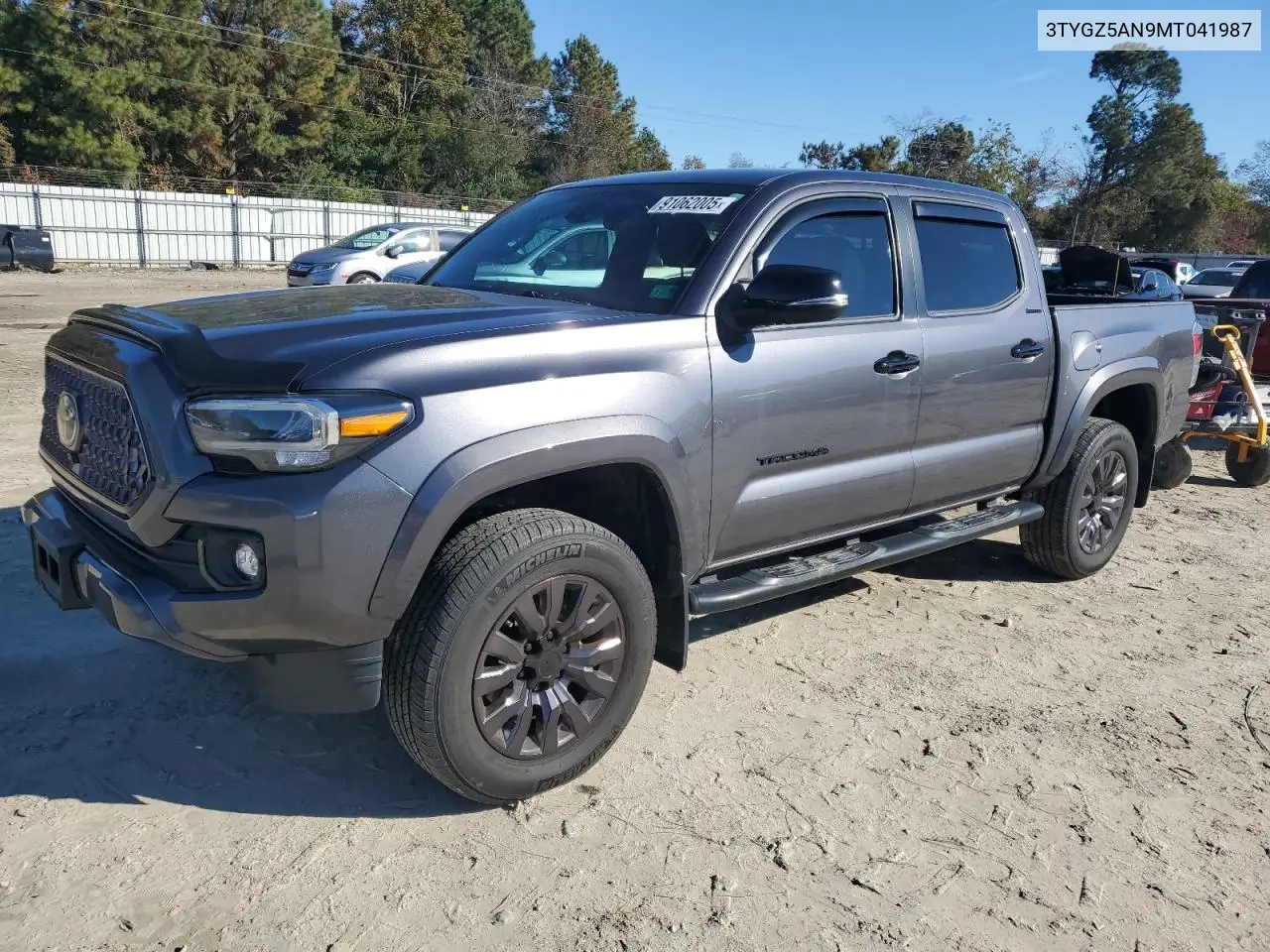 3TYGZ5AN9MT041987 2021 Toyota Tacoma Double Cab