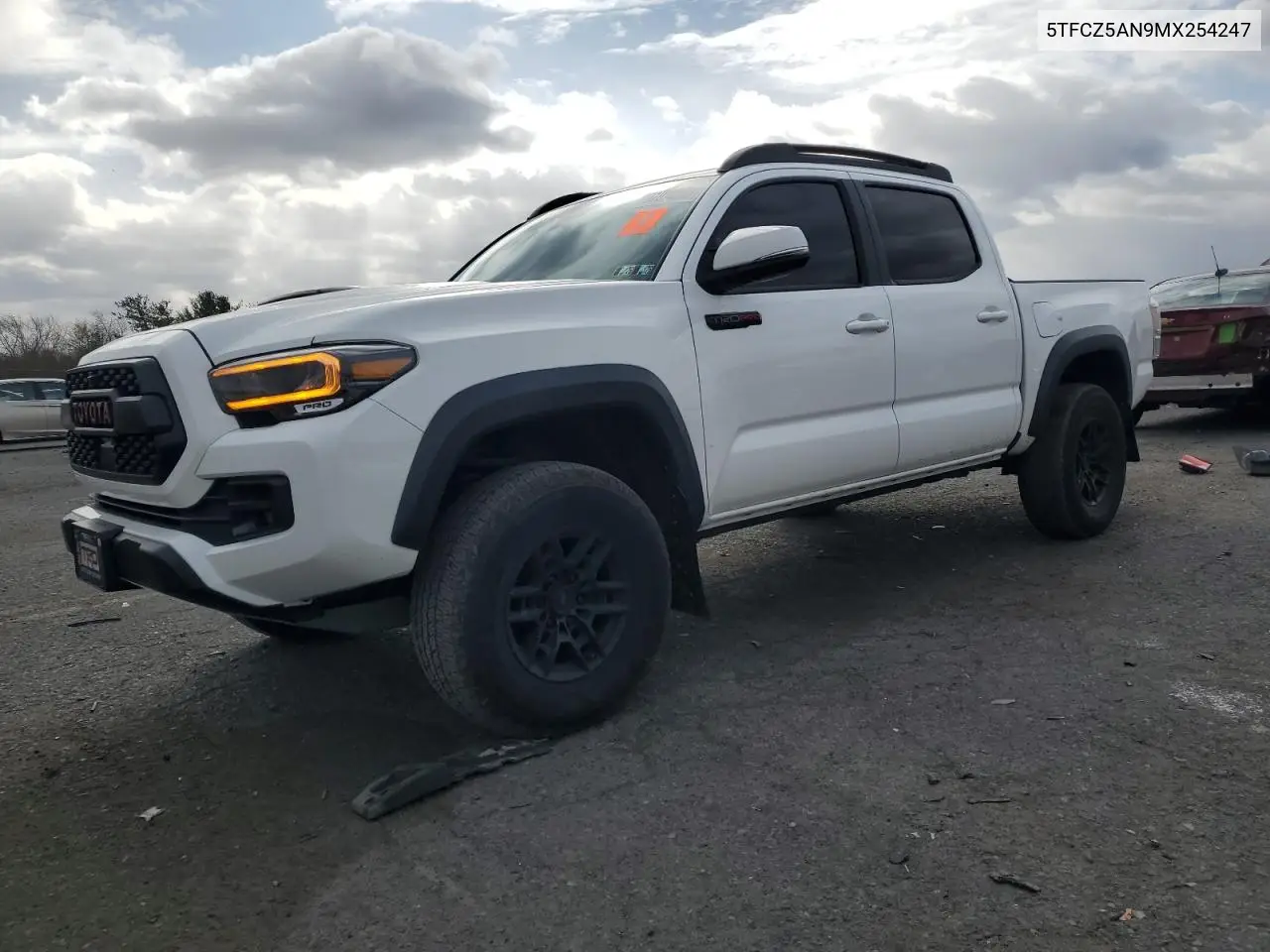 5TFCZ5AN9MX254247 2021 Toyota Tacoma Double Cab