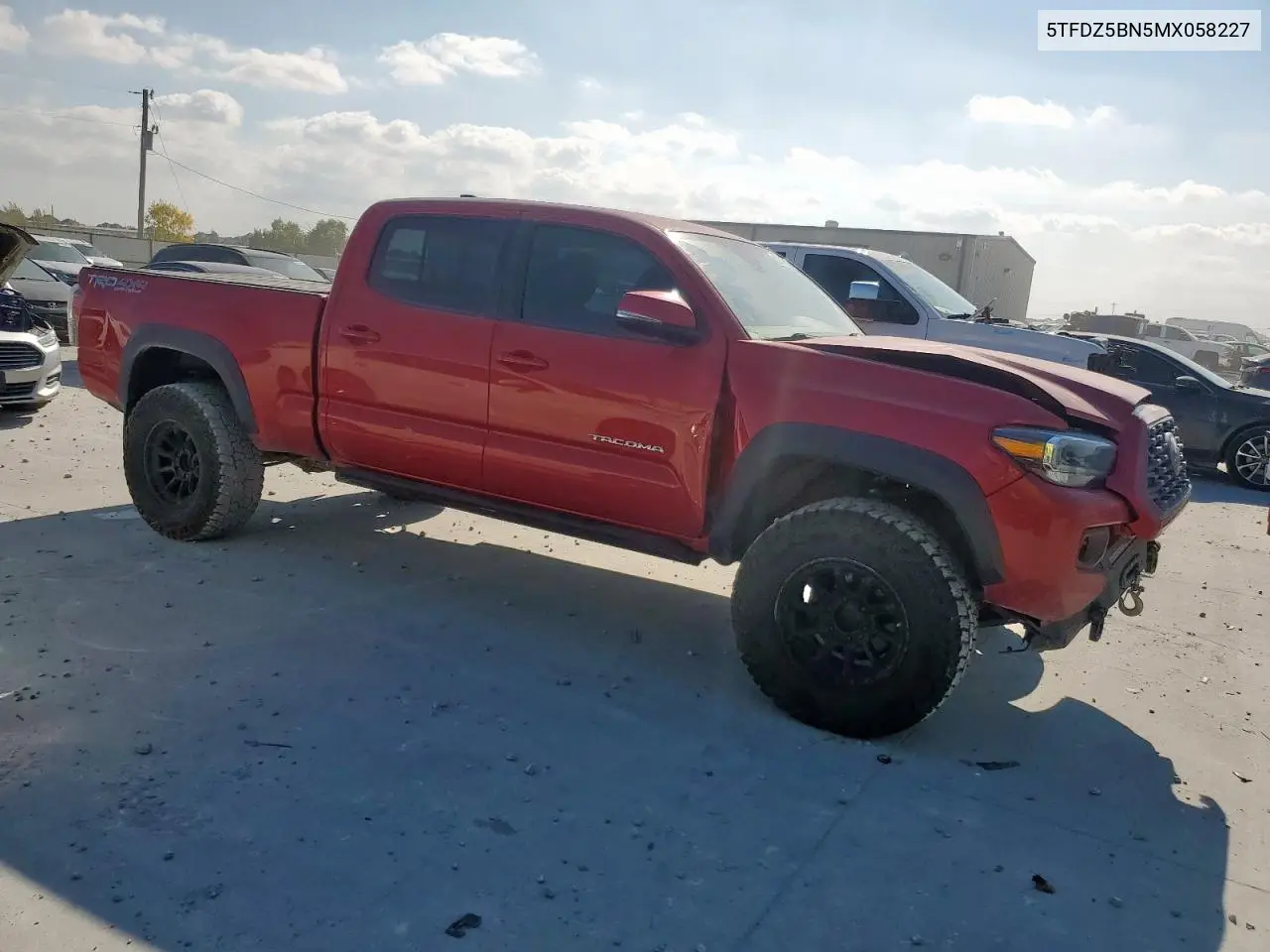 5TFDZ5BN5MX058227 2021 Toyota Tacoma Double Cab