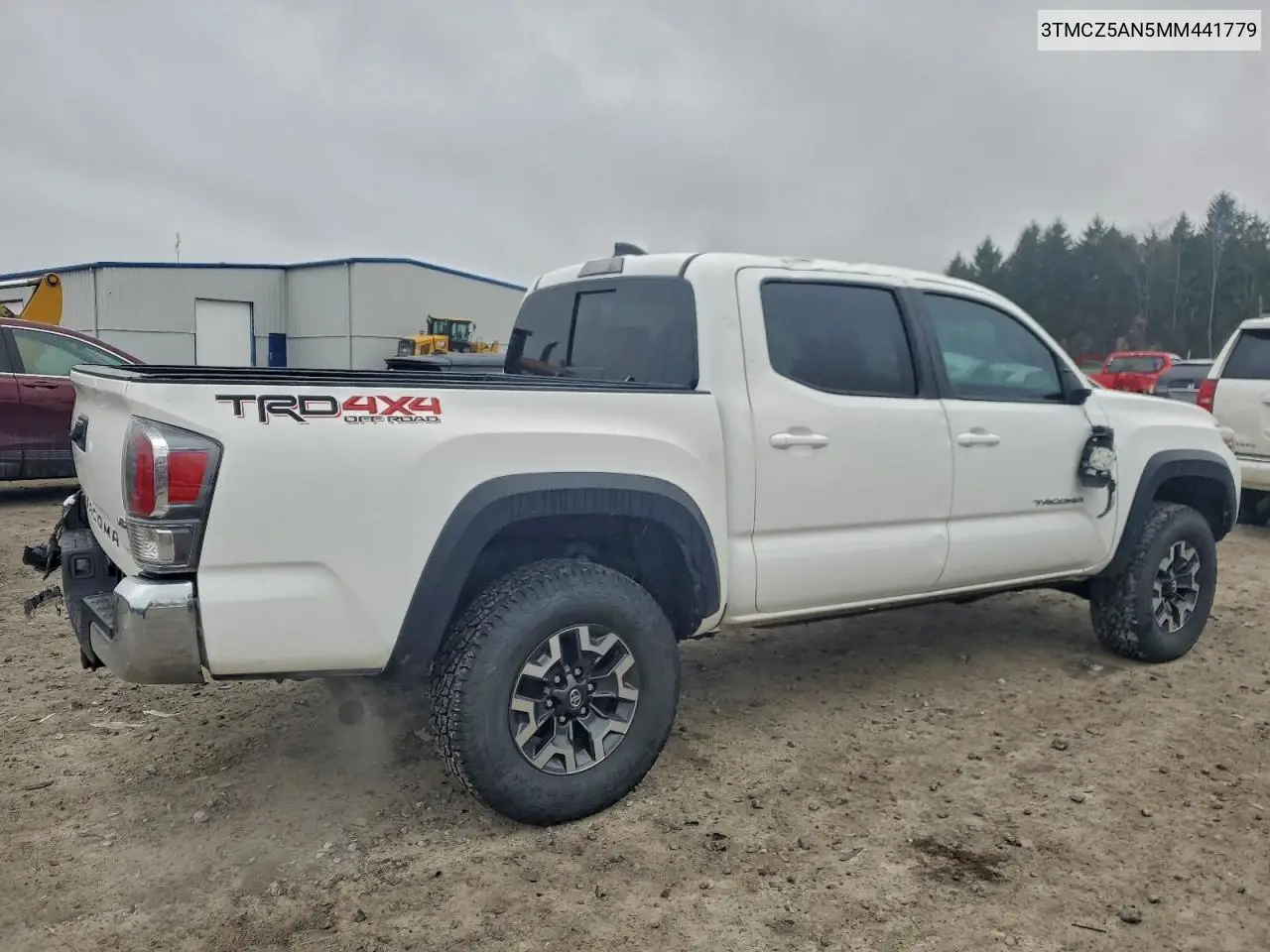 3TMCZ5AN5MM441779 2021 Toyota Tacoma Double Cab