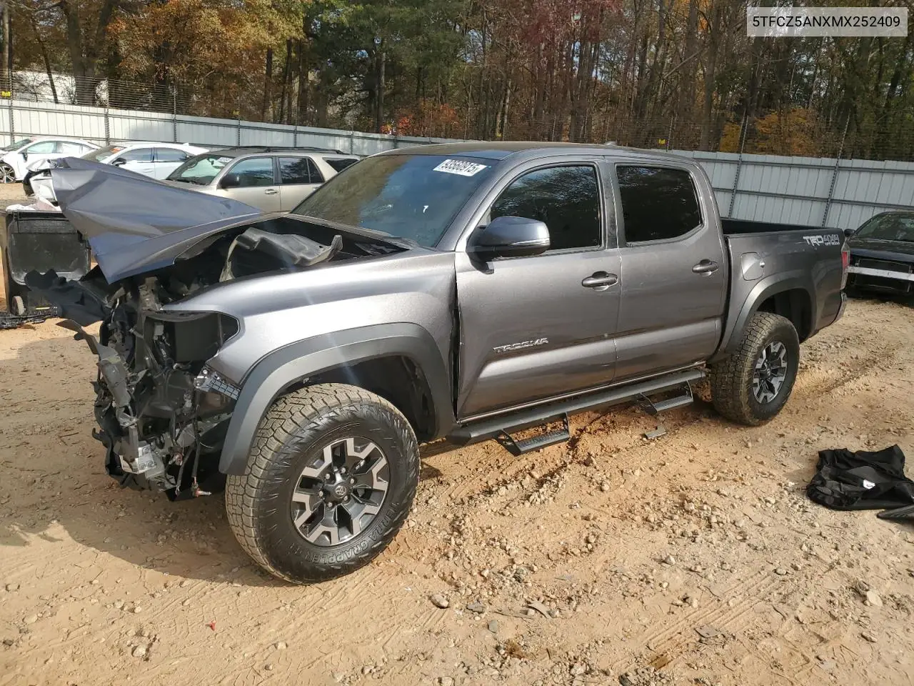 5TFCZ5ANXMX252409 2021 Toyota Tacoma Double Cab