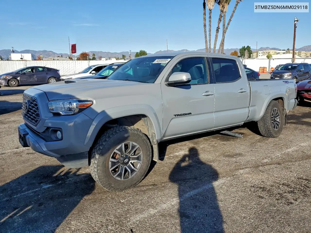 3TMBZ5DN6MM029118 2021 Toyota Tacoma Double Cab