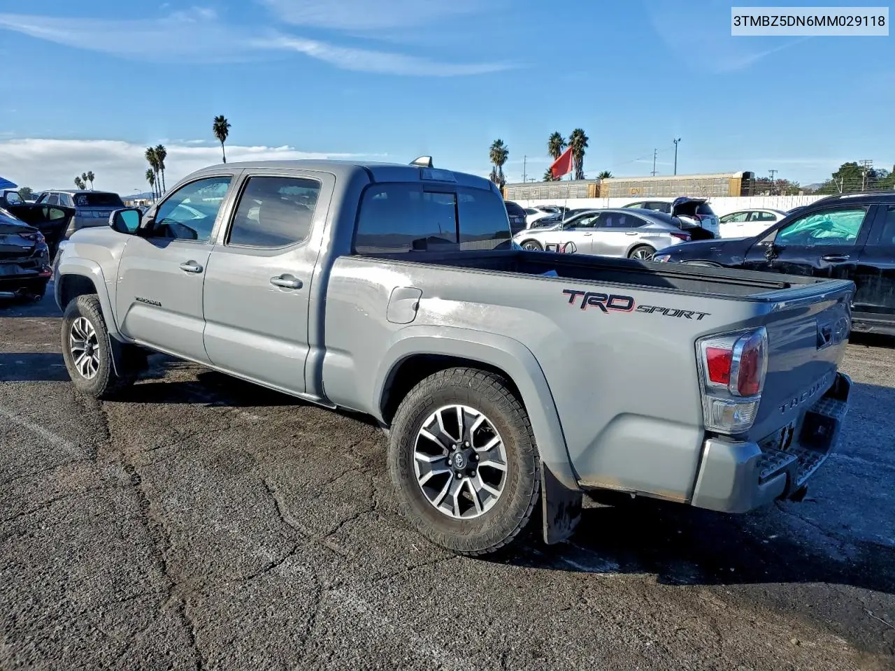 3TMBZ5DN6MM029118 2021 Toyota Tacoma Double Cab