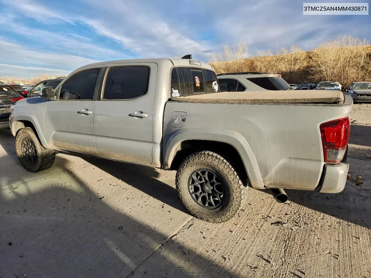 3TMCZ5AN4MM430871 2021 Toyota Tacoma Double Cab