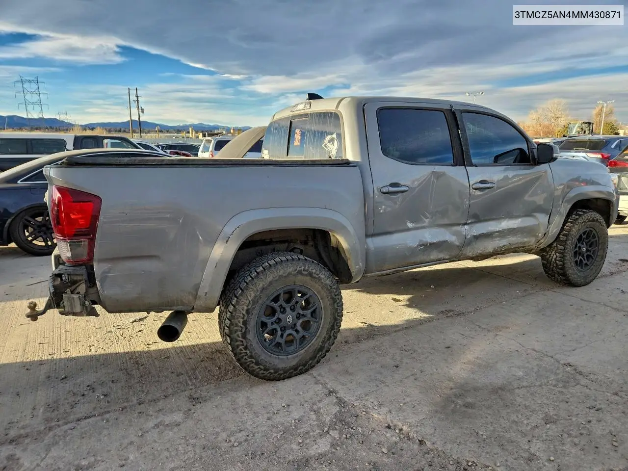 3TMCZ5AN4MM430871 2021 Toyota Tacoma Double Cab