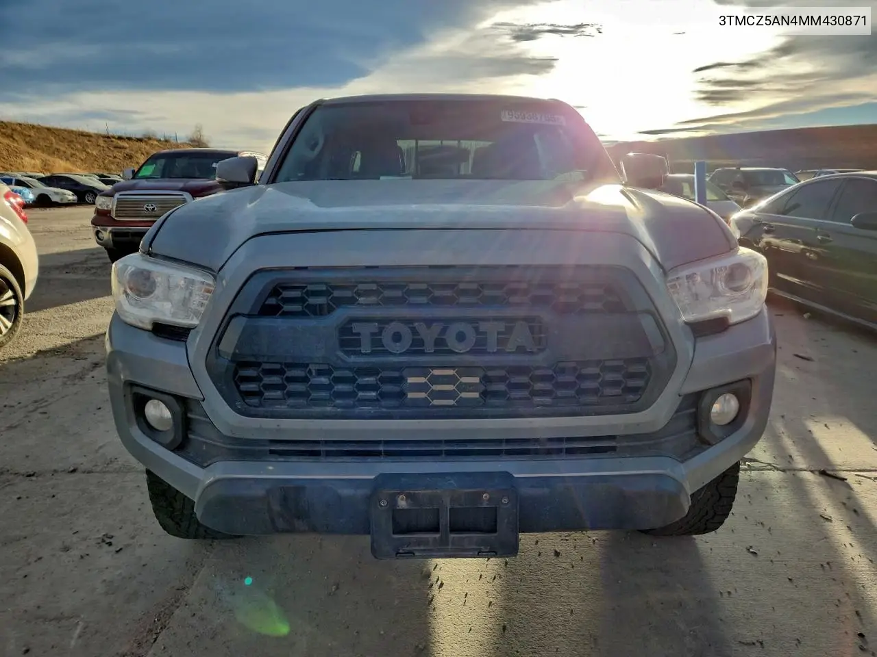 3TMCZ5AN4MM430871 2021 Toyota Tacoma Double Cab