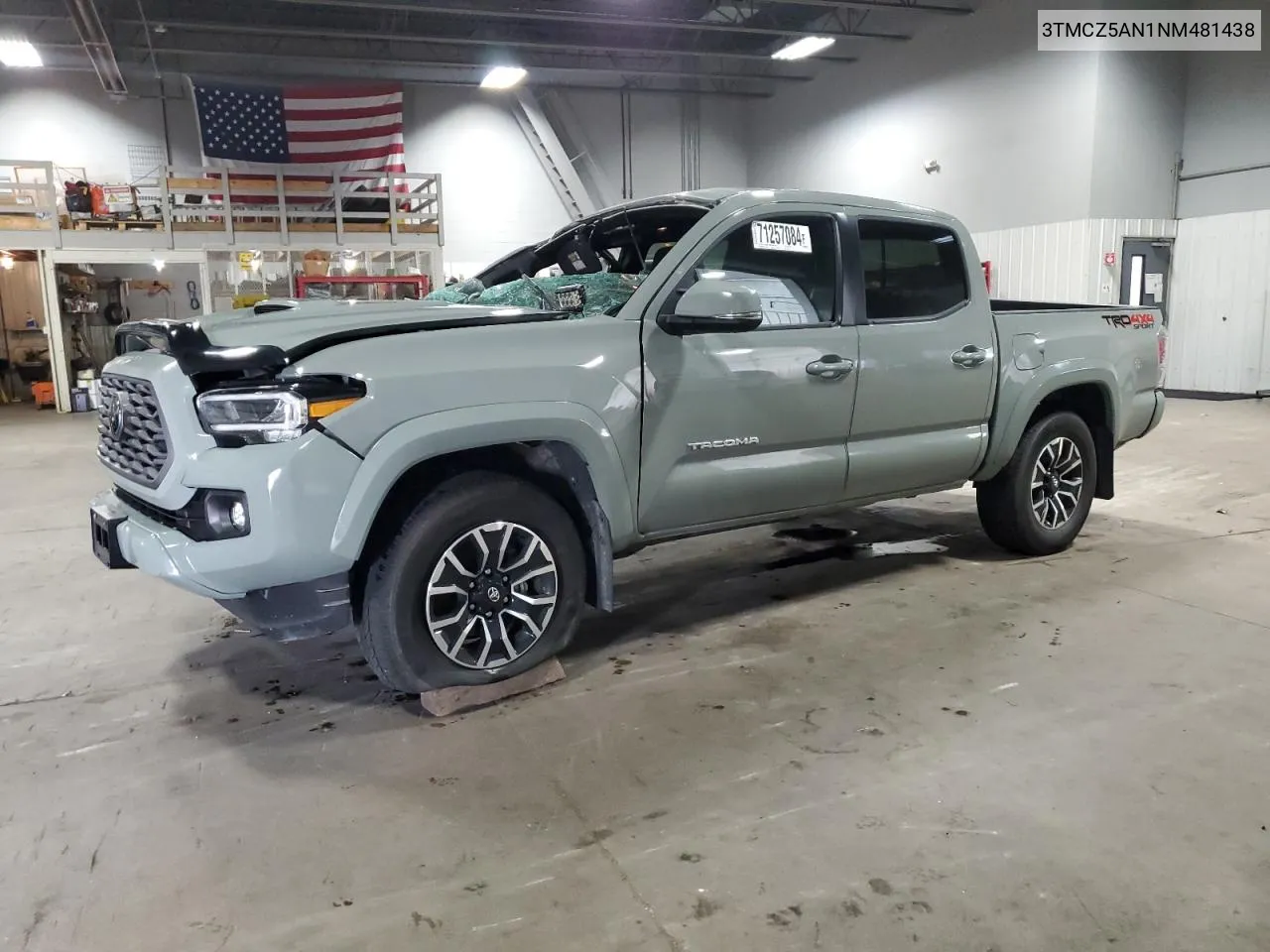 3TMCZ5AN1NM481438 2022 Toyota Tacoma Double Cab