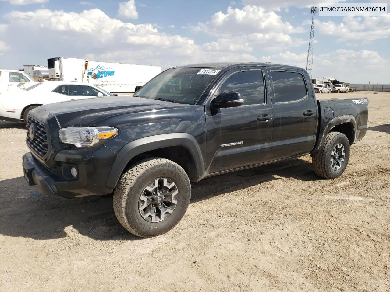 3TMCZ5AN3NM476614 2022 Toyota Tacoma Double Cab