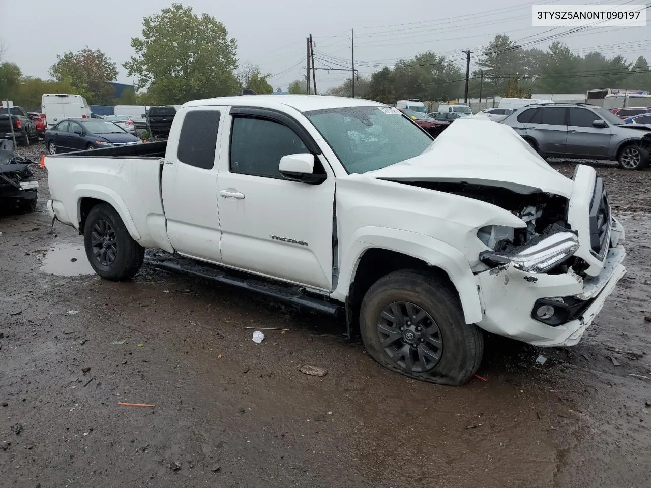 3TYSZ5AN0NT090197 2022 Toyota Tacoma Access Cab