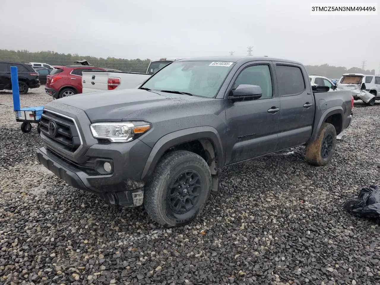 3TMCZ5AN3NM494496 2022 Toyota Tacoma Double Cab