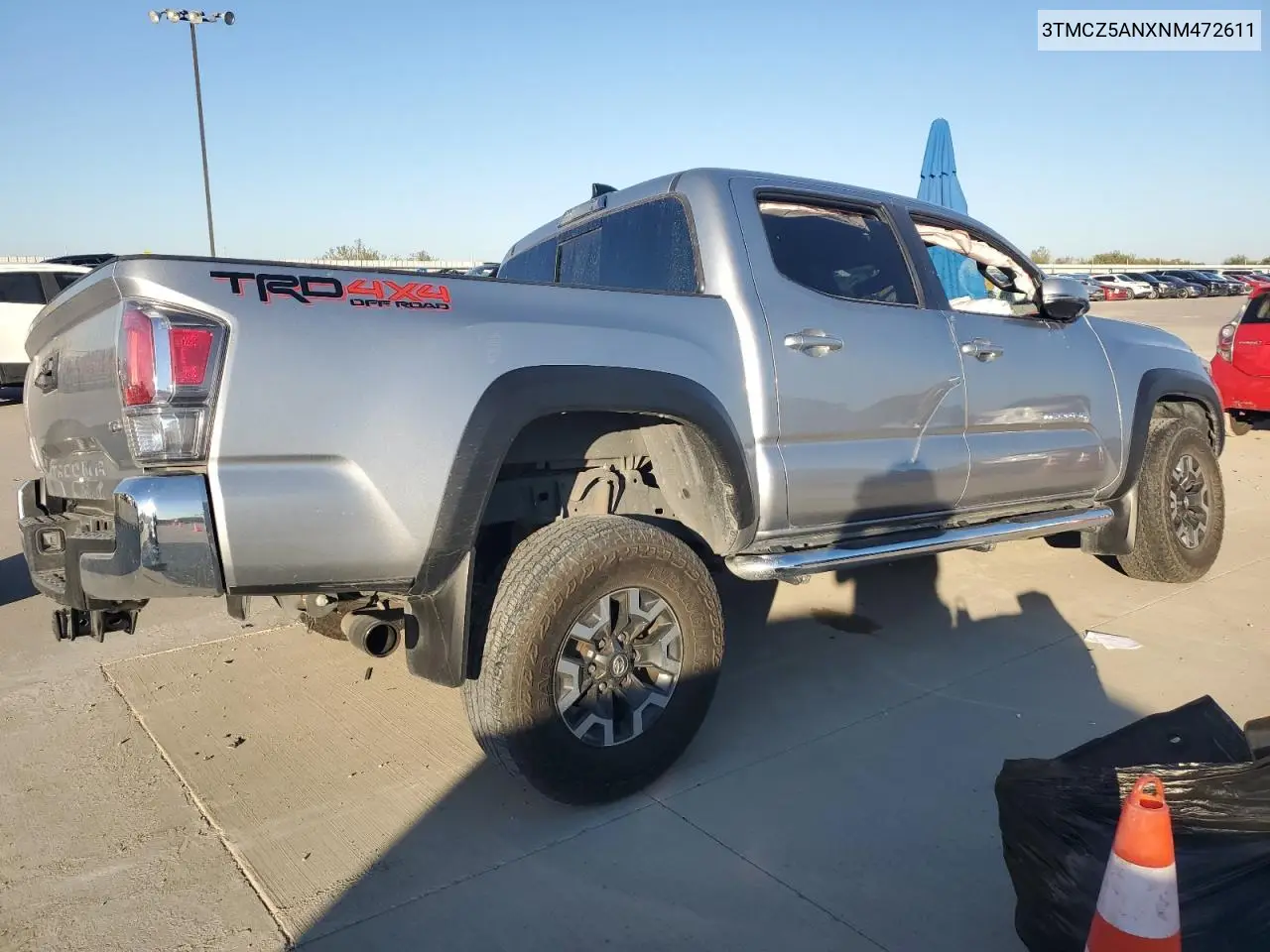 3TMCZ5ANXNM472611 2022 Toyota Tacoma Double Cab