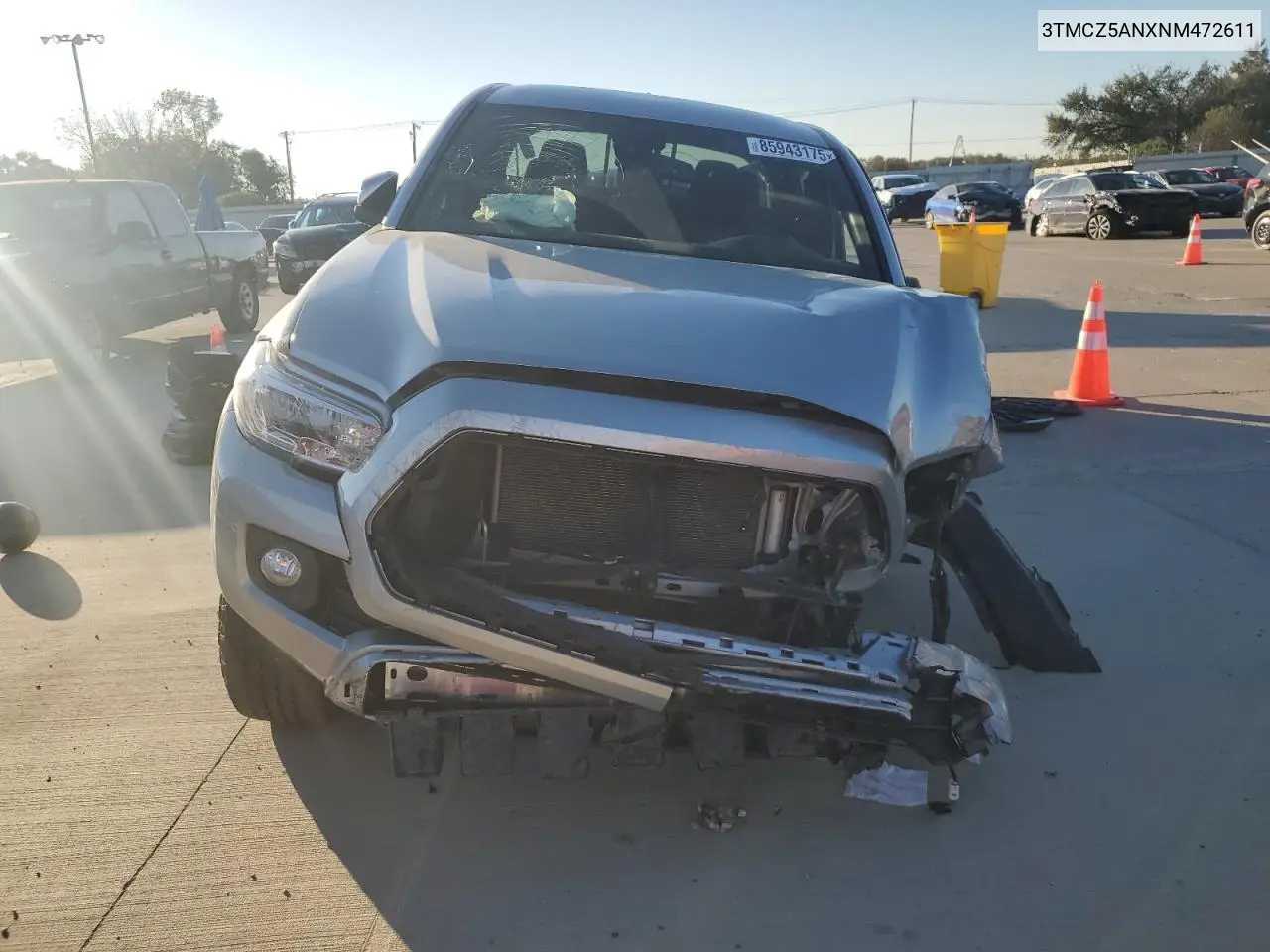 3TMCZ5ANXNM472611 2022 Toyota Tacoma Double Cab