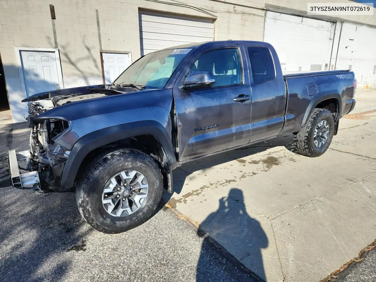 3TYSZ5AN9NT072619 2022 Toyota Tacoma Access Cab