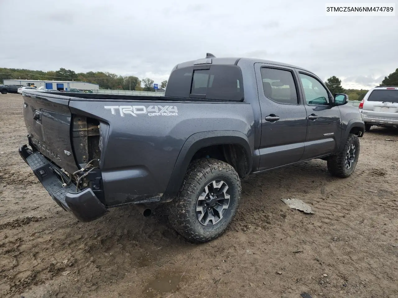 3TMCZ5AN6NM474789 2022 Toyota Tacoma Double Cab