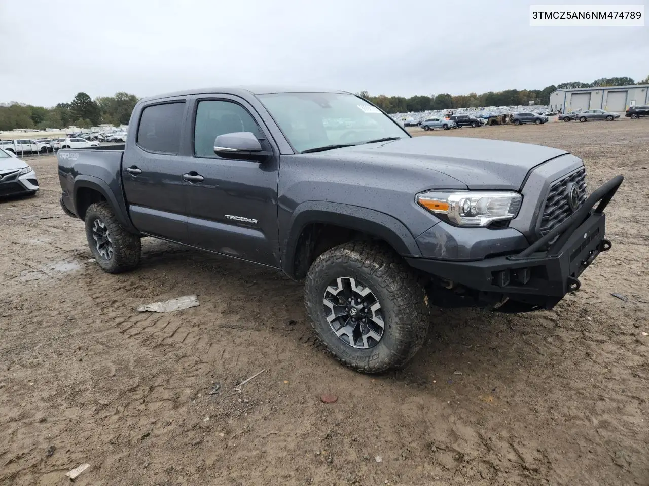 3TMCZ5AN6NM474789 2022 Toyota Tacoma Double Cab