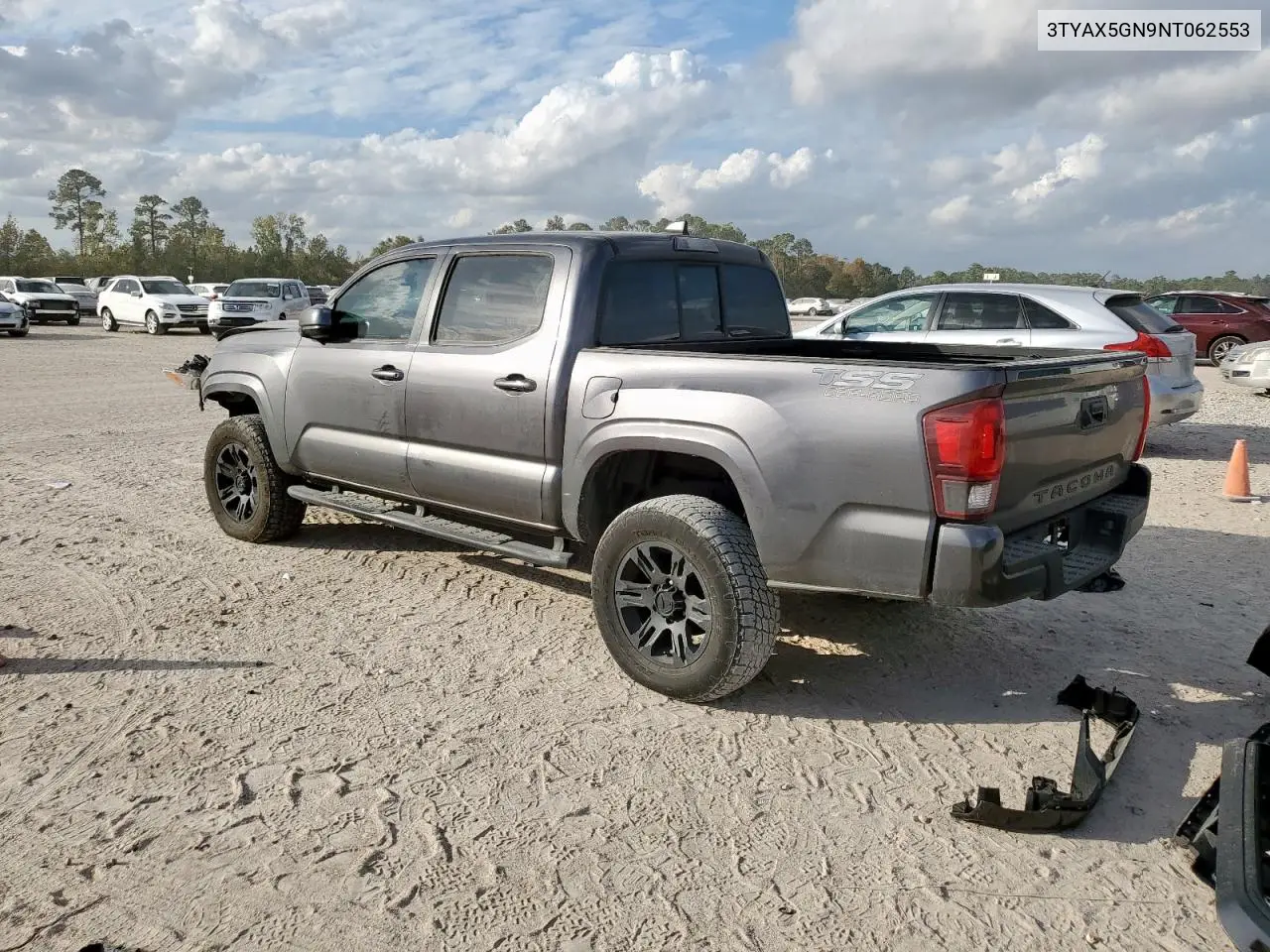 3TYAX5GN9NT062553 2022 Toyota Tacoma Double Cab