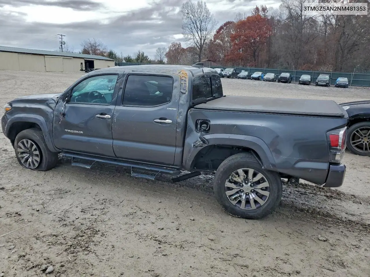 3TMGZ5AN2NM481353 2022 Toyota Tacoma Double Cab