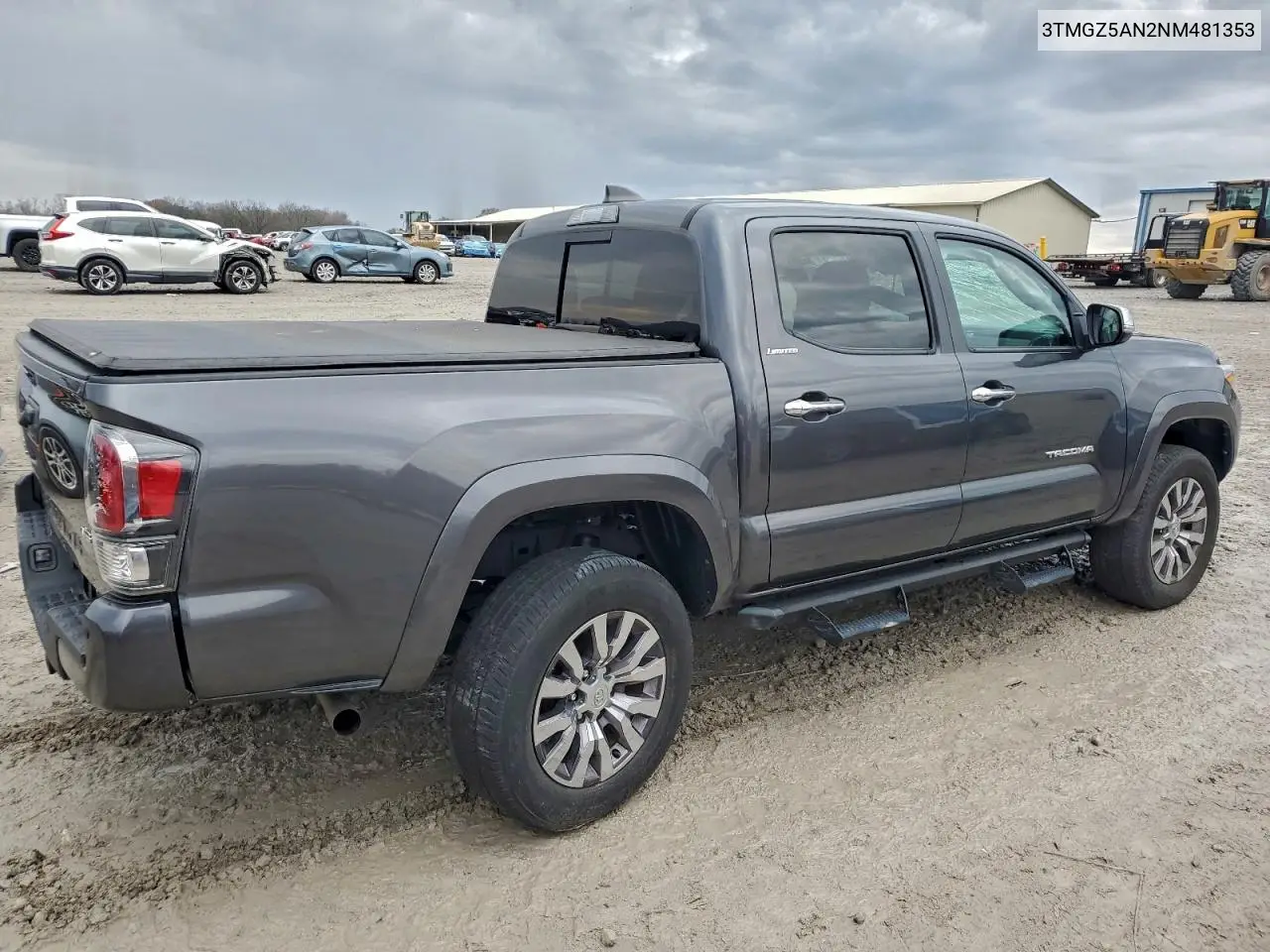 3TMGZ5AN2NM481353 2022 Toyota Tacoma Double Cab