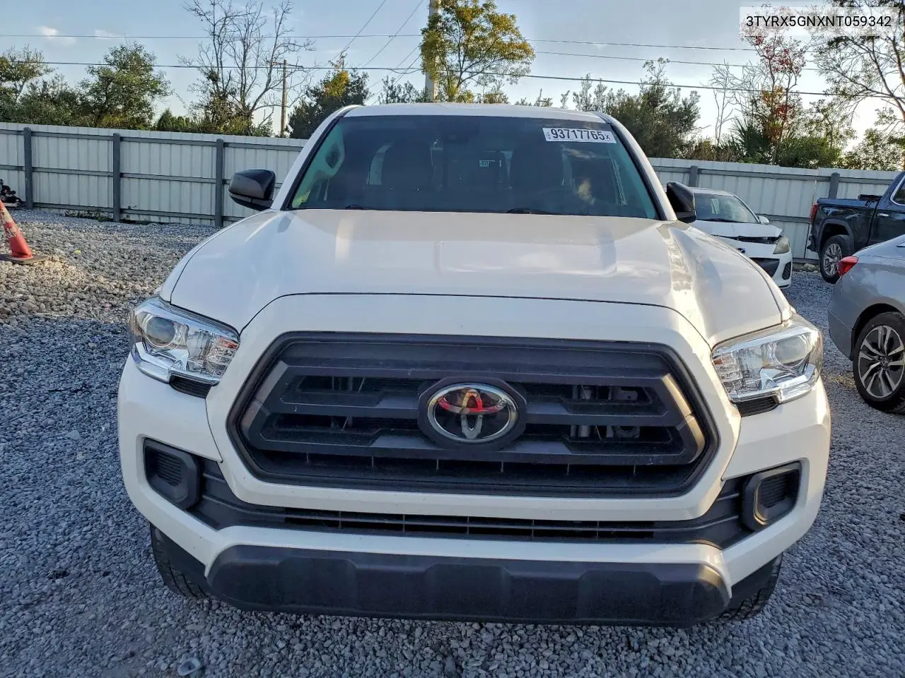 3TYRX5GNXNT059342 2022 Toyota Tacoma Access Cab