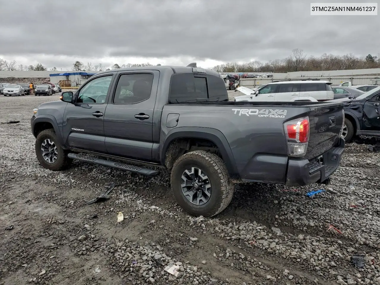 3TMCZ5AN1NM461237 2022 Toyota Tacoma Double Cab