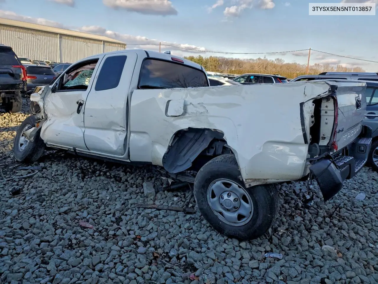 3TYSX5EN5NT013857 2022 Toyota Tacoma Access Cab