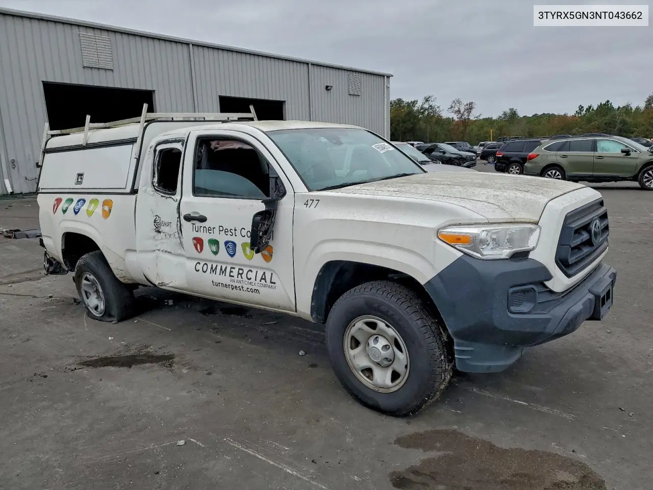 3TYRX5GN3NT043662 2022 Toyota Tacoma Access Cab