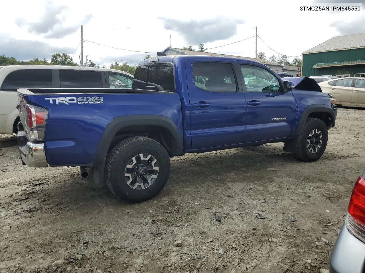 2023 Toyota Tacoma Double Cab VIN: 3TMCZ5AN1PM645550 Lot: 65372434