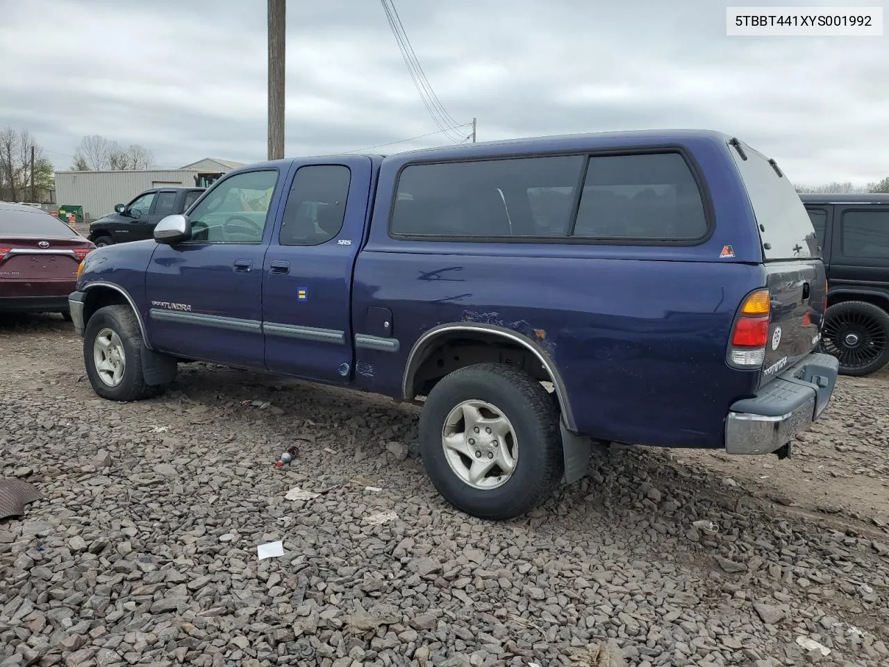 2000 Toyota Tundra Access Cab VIN: 5TBBT441XYS001992 Lot: 51752964