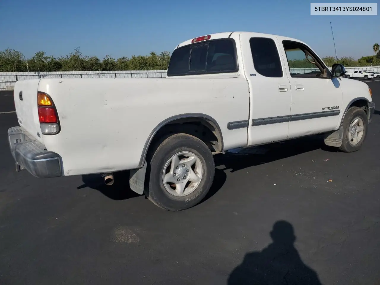 5TBRT3413YS024801 2000 Toyota Tundra Access Cab