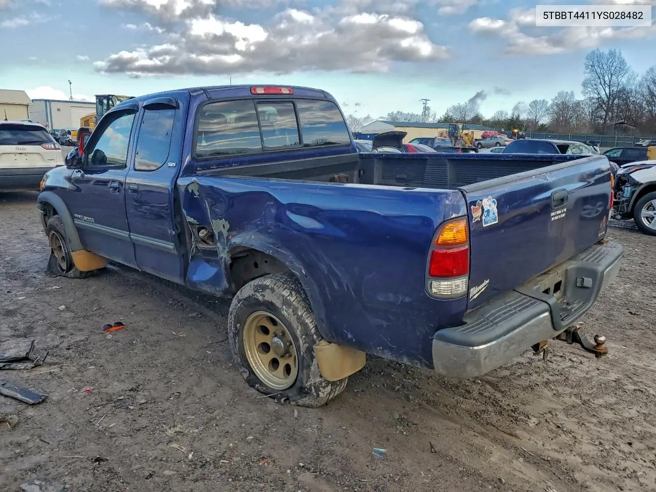 5TBBT4411YS028482 2000 Toyota Tundra Access Cab