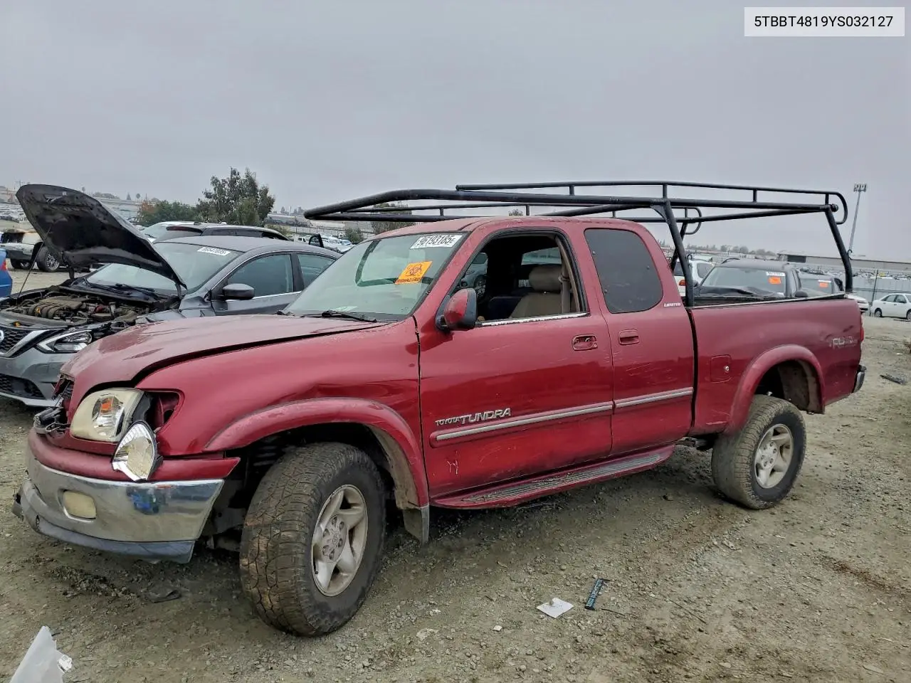 5TBBT4819YS032127 2000 Toyota Tundra Access Cab Limited
