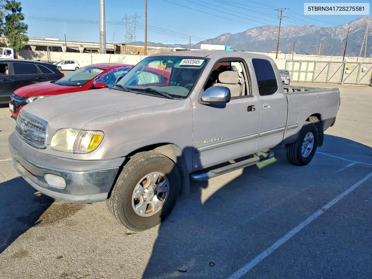 5TBRN34172S275581 2002 Toyota Tundra Access Cab Sr5