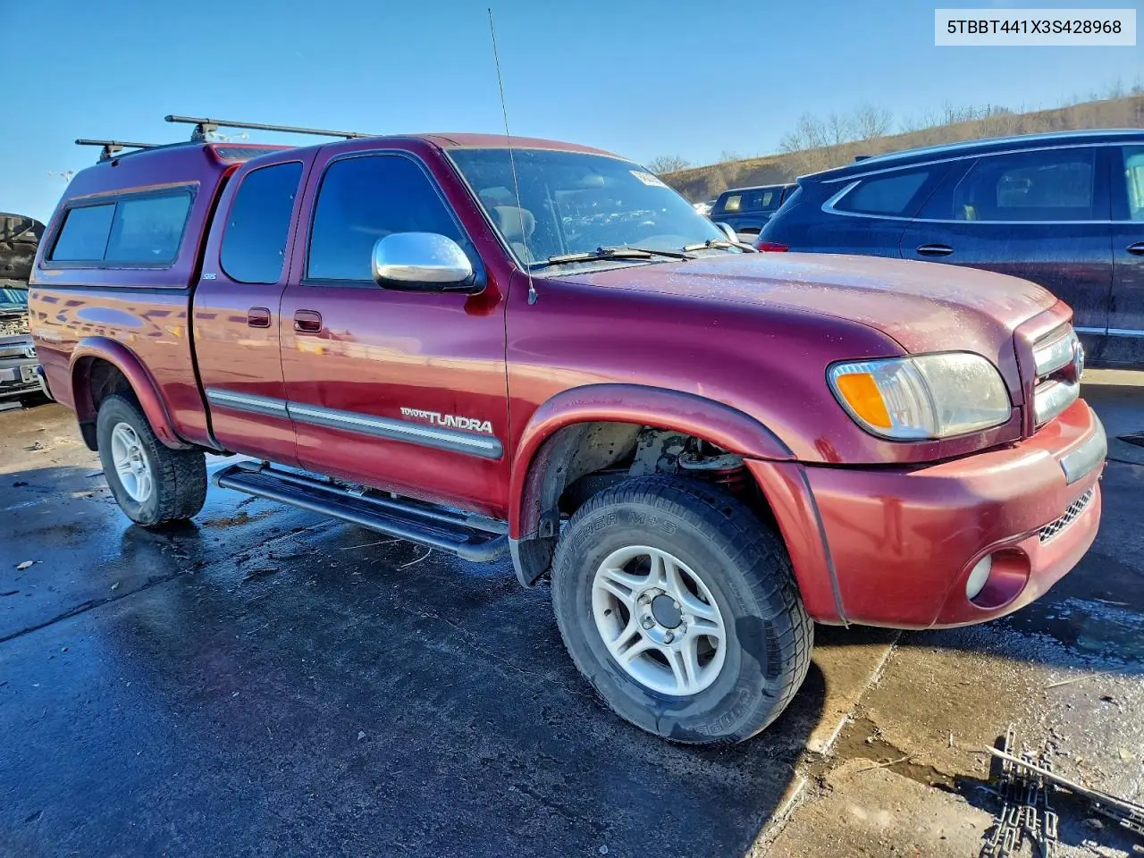 5TBBT441X3S428968 2003 Toyota Tundra Access Cab Sr5