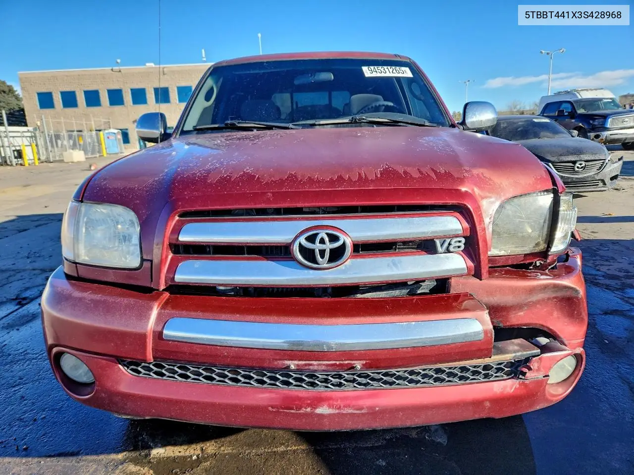 5TBBT441X3S428968 2003 Toyota Tundra Access Cab Sr5