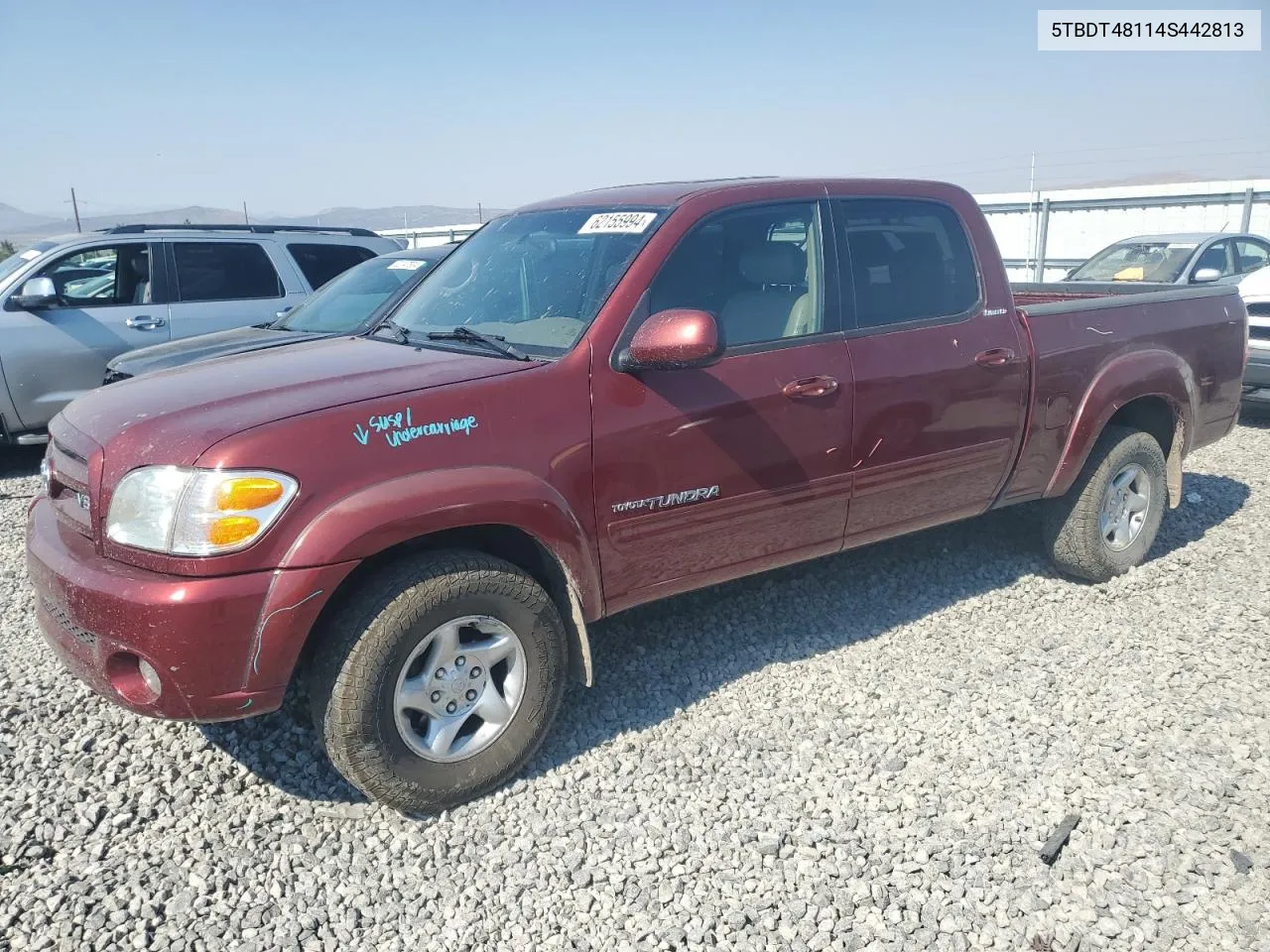 5TBDT48114S442813 2004 Toyota Tundra Double Cab Limited