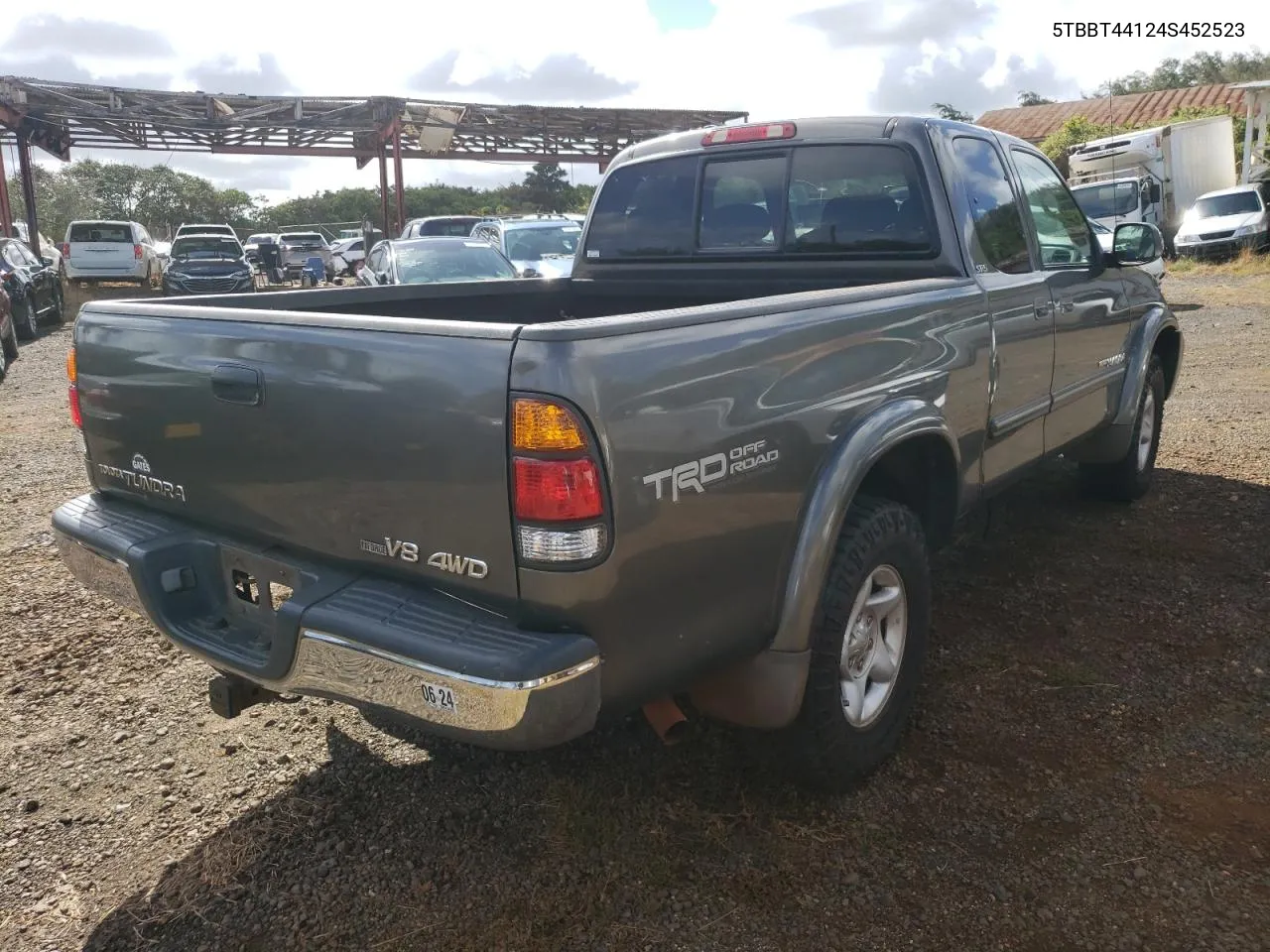 2004 Toyota Tundra Access Cab Sr5 VIN: 5TBBT44124S452523 Lot: 72220314