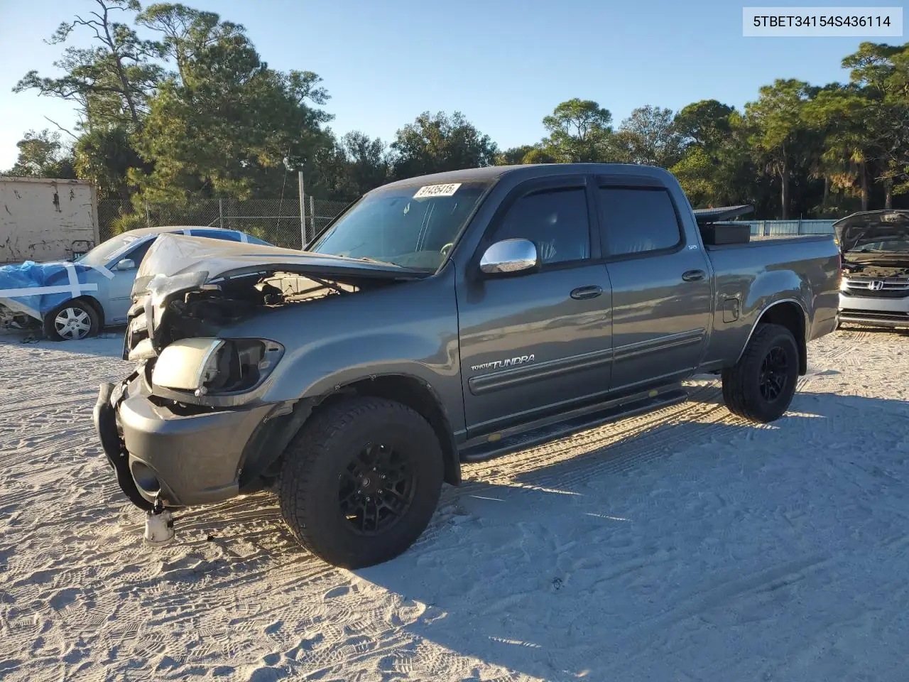 5TBET34154S436114 2004 Toyota Tundra Double Cab Sr5