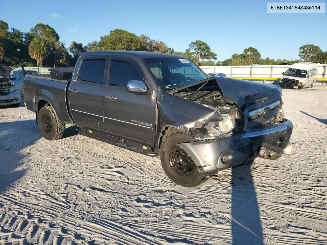 5TBET34154S436114 2004 Toyota Tundra Double Cab Sr5