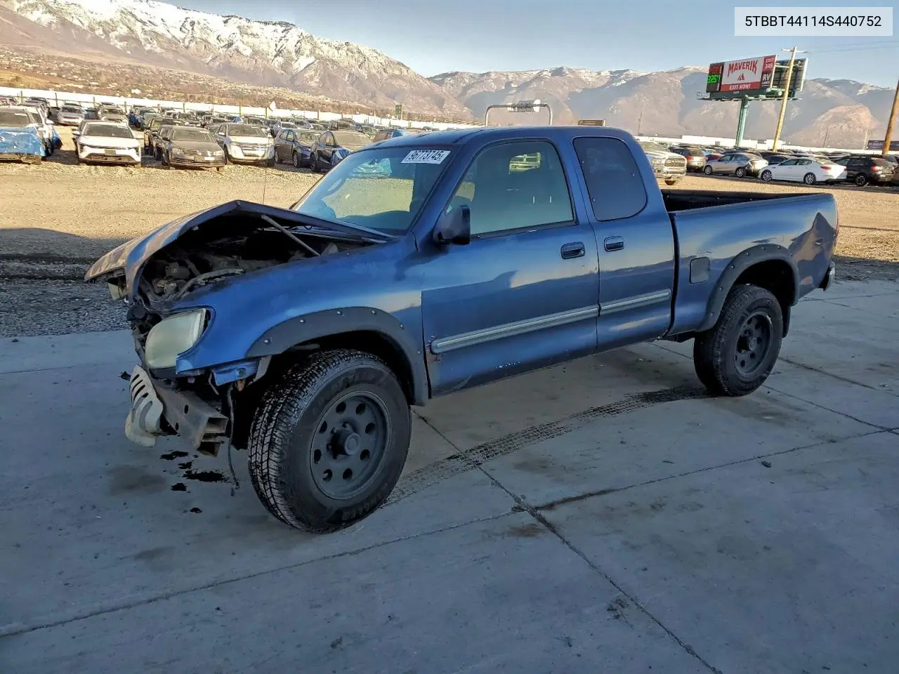 5TBBT44114S440752 2004 Toyota Tundra Access Cab Sr5