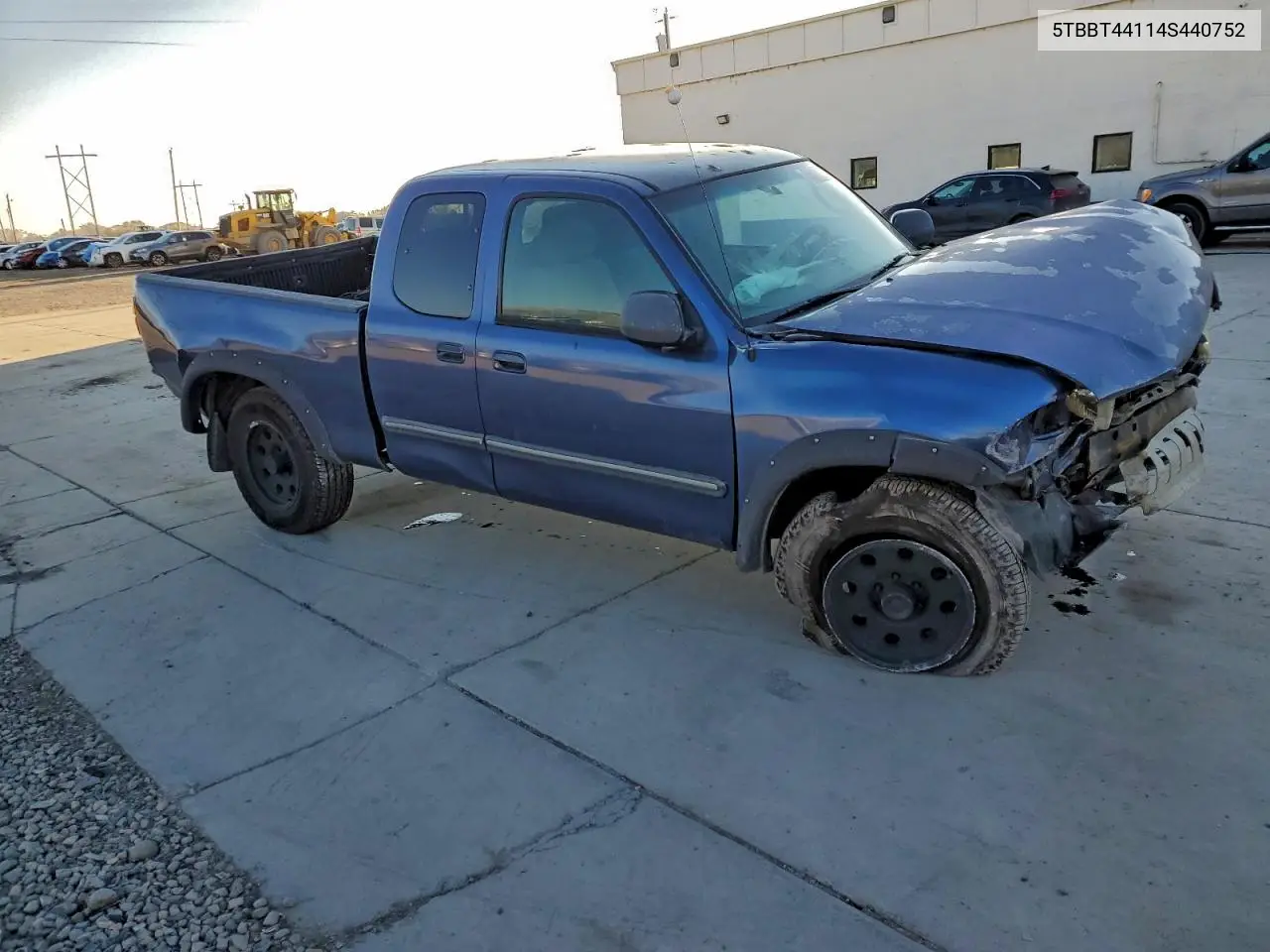 5TBBT44114S440752 2004 Toyota Tundra Access Cab Sr5