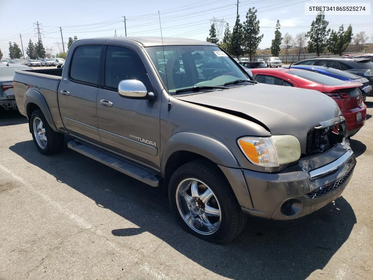 5TBET34186S525274 2006 Toyota Tundra Double Cab Sr5