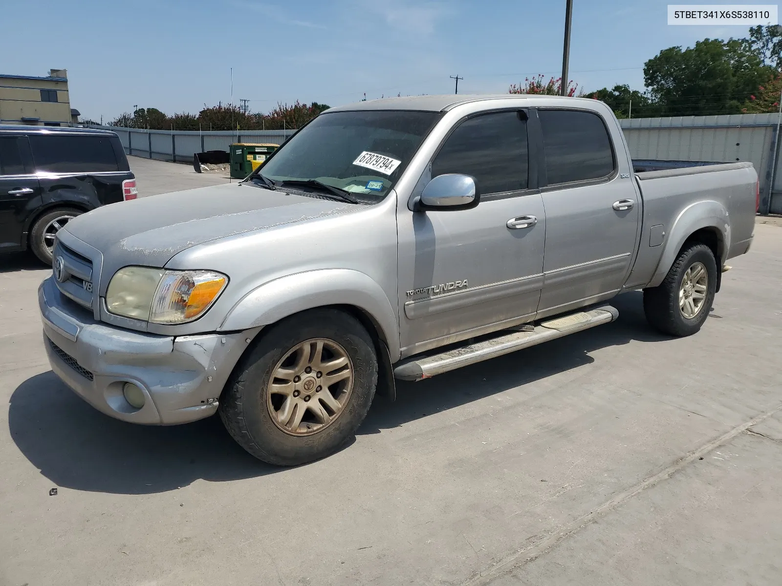 2006 Toyota Tundra Double Cab Sr5 VIN: 5TBET341X6S538110 Lot: 67879794